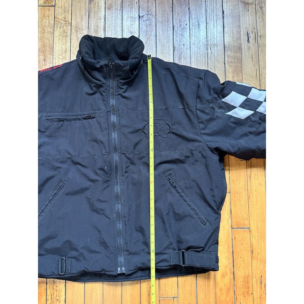 Joe Rocket Racing Checkered Pattern Jacket Mens Large Racing Thick Biker Coat - Picture 8 of 8